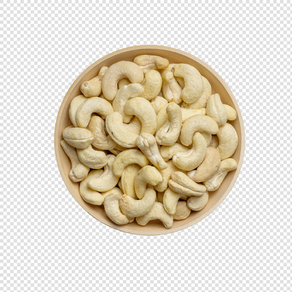 Cashew psd image on transparent background graphic asset