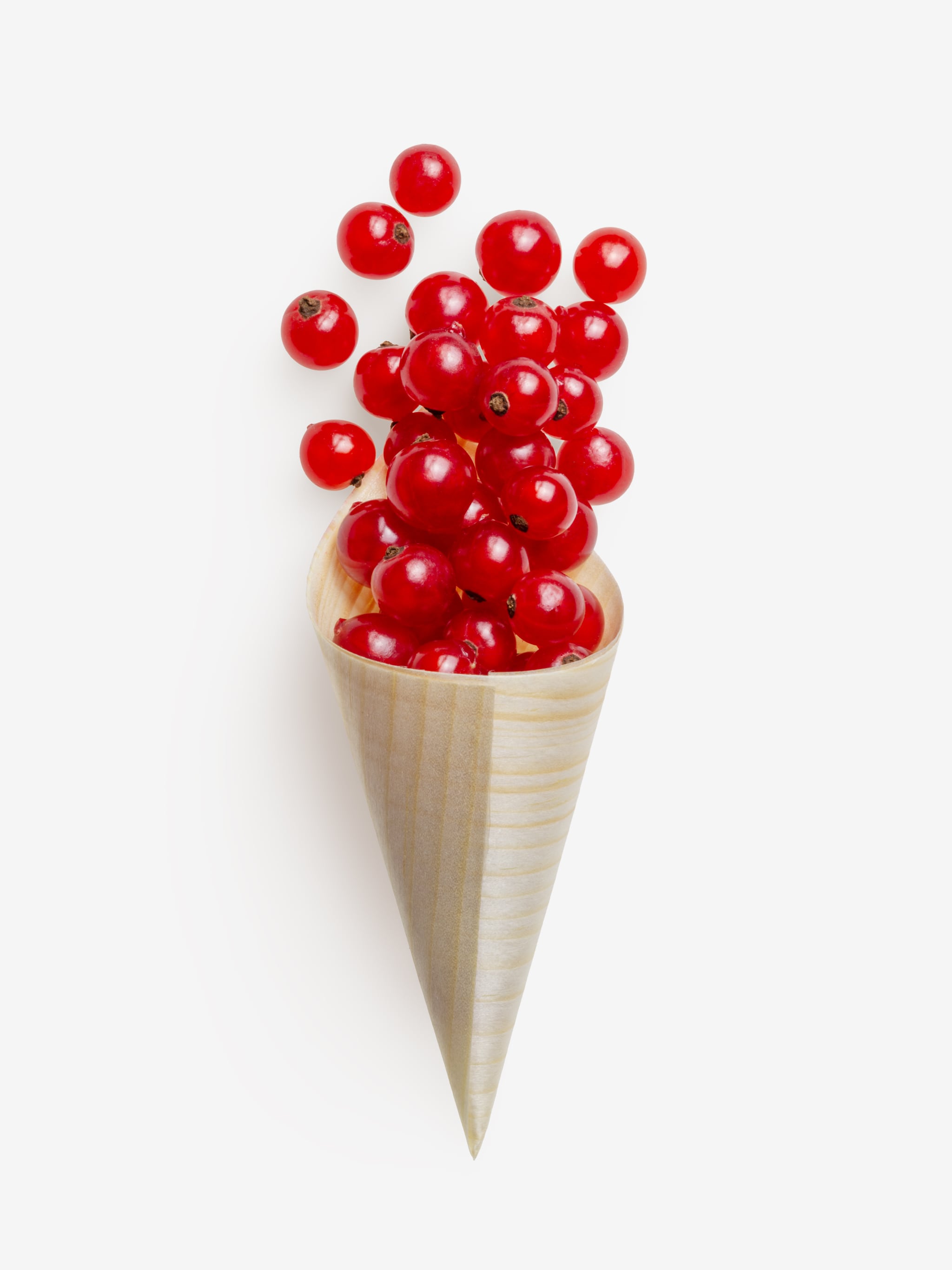 Clean Isolated PSD image of Red currant on transparent background with separated shadow