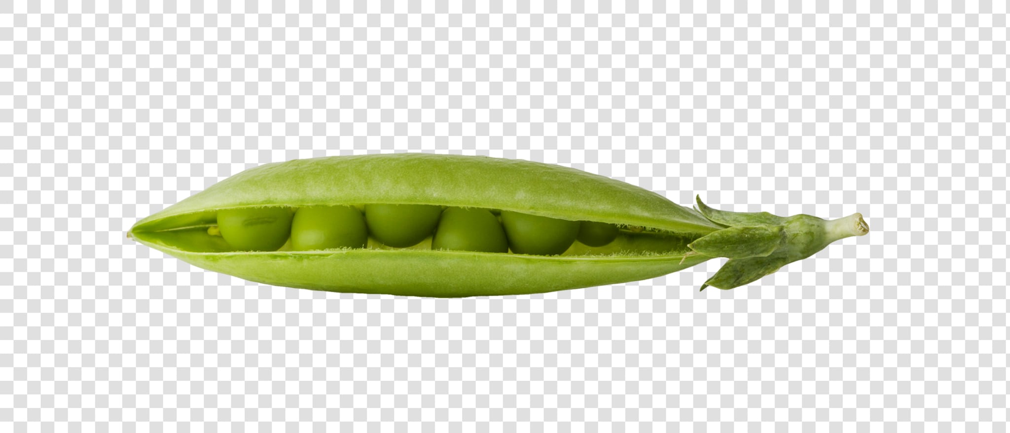 Green pea image with transparent background