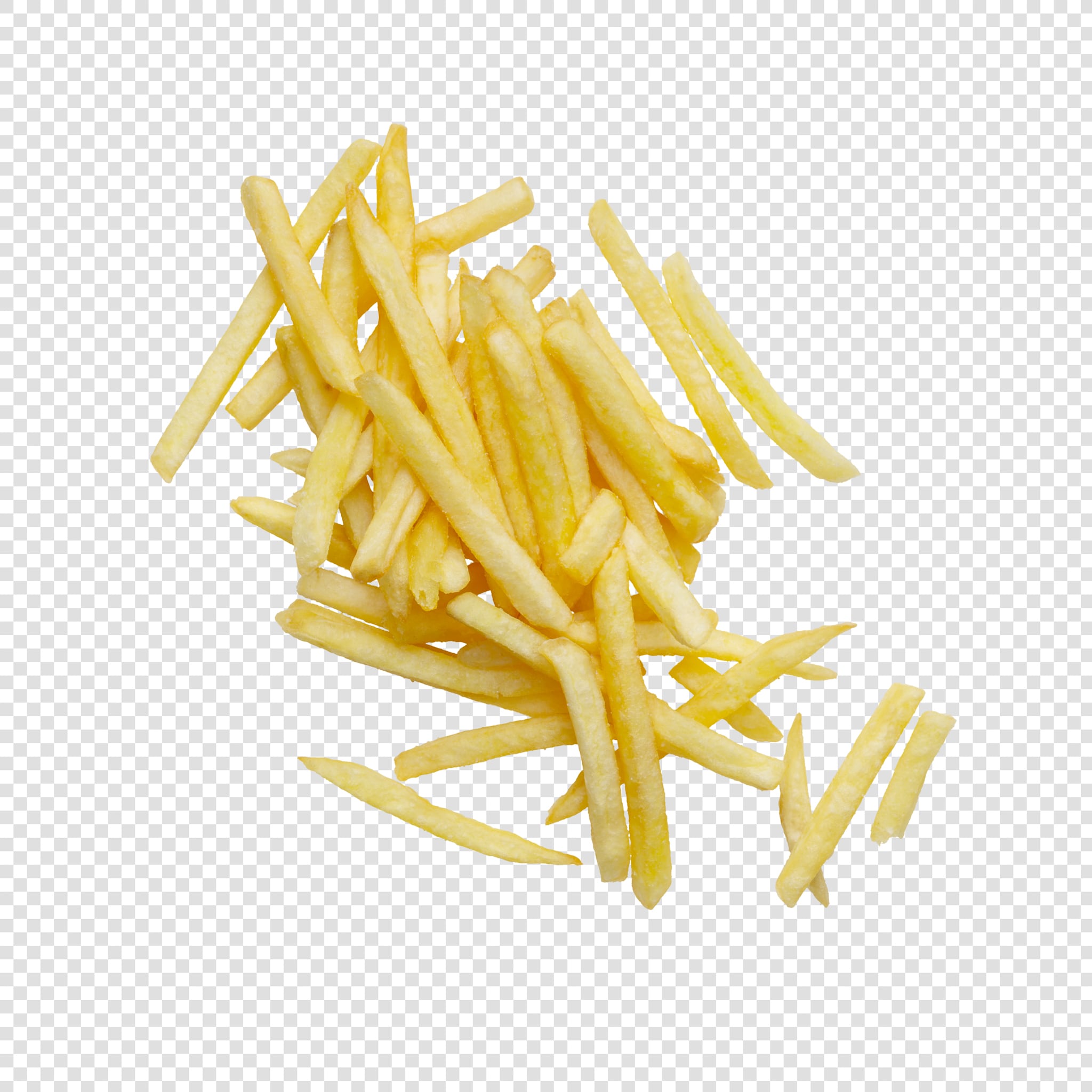 Isolated Fries psd image
