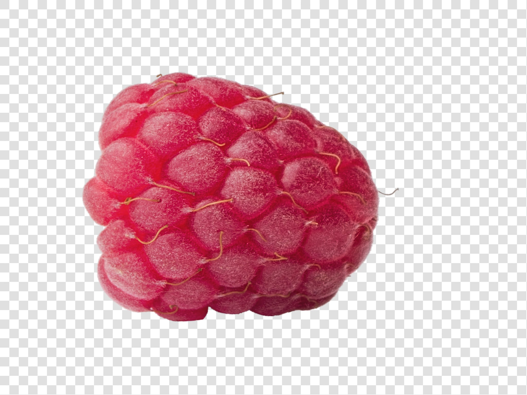 Raspberry PSD image with transparent background
