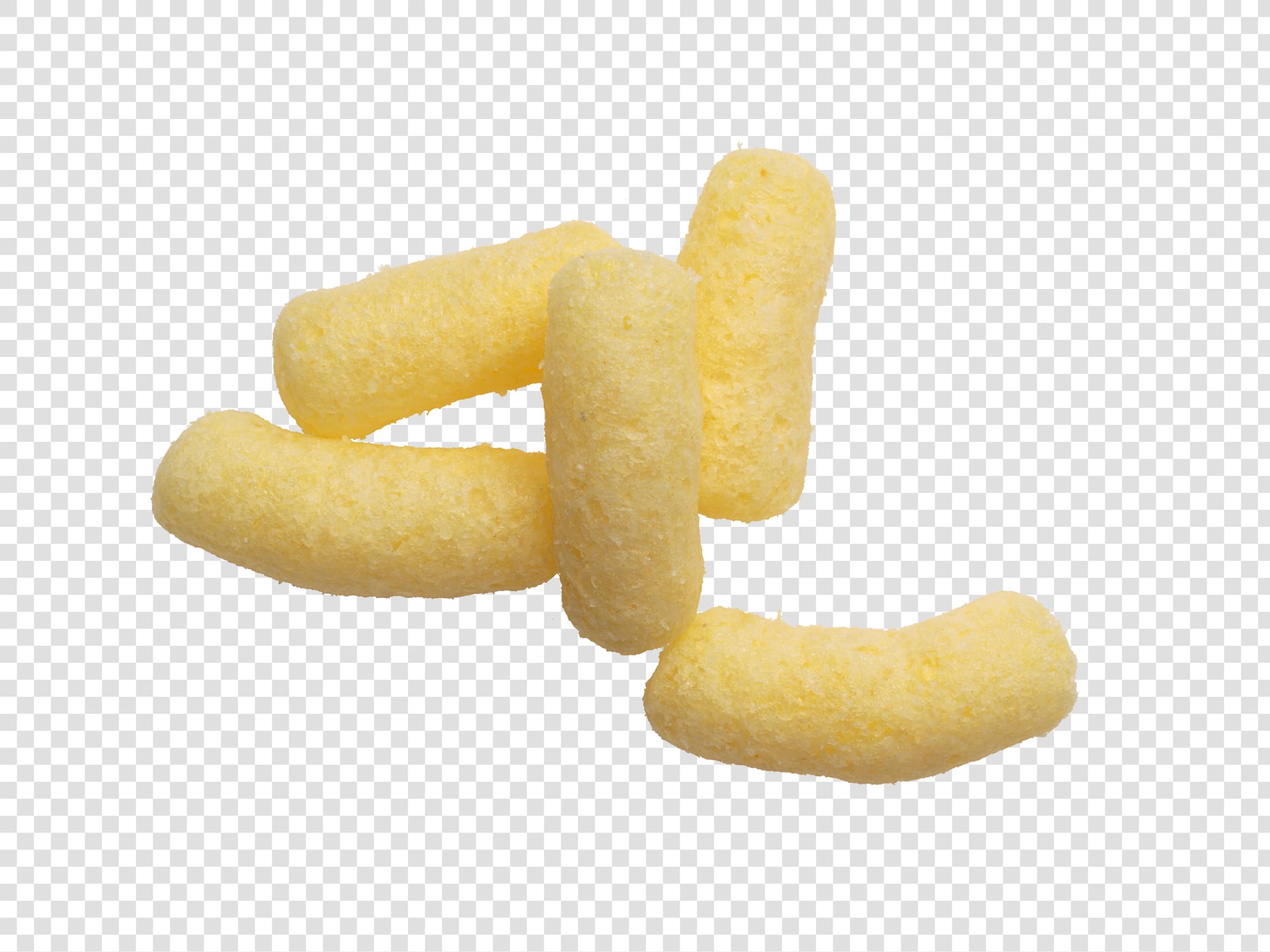 Corn sticks PSD isolated image