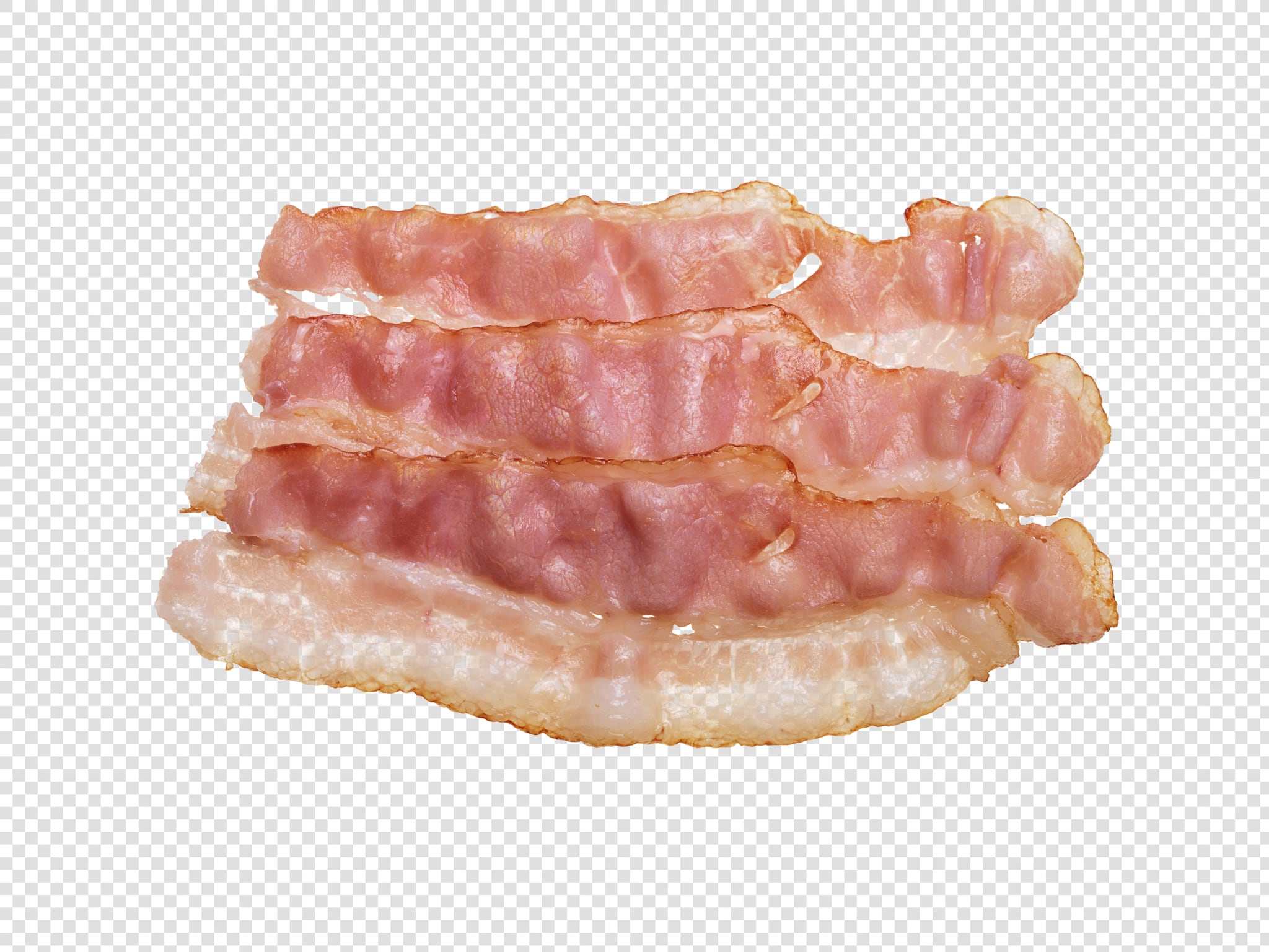 Bacon image with transparent background
