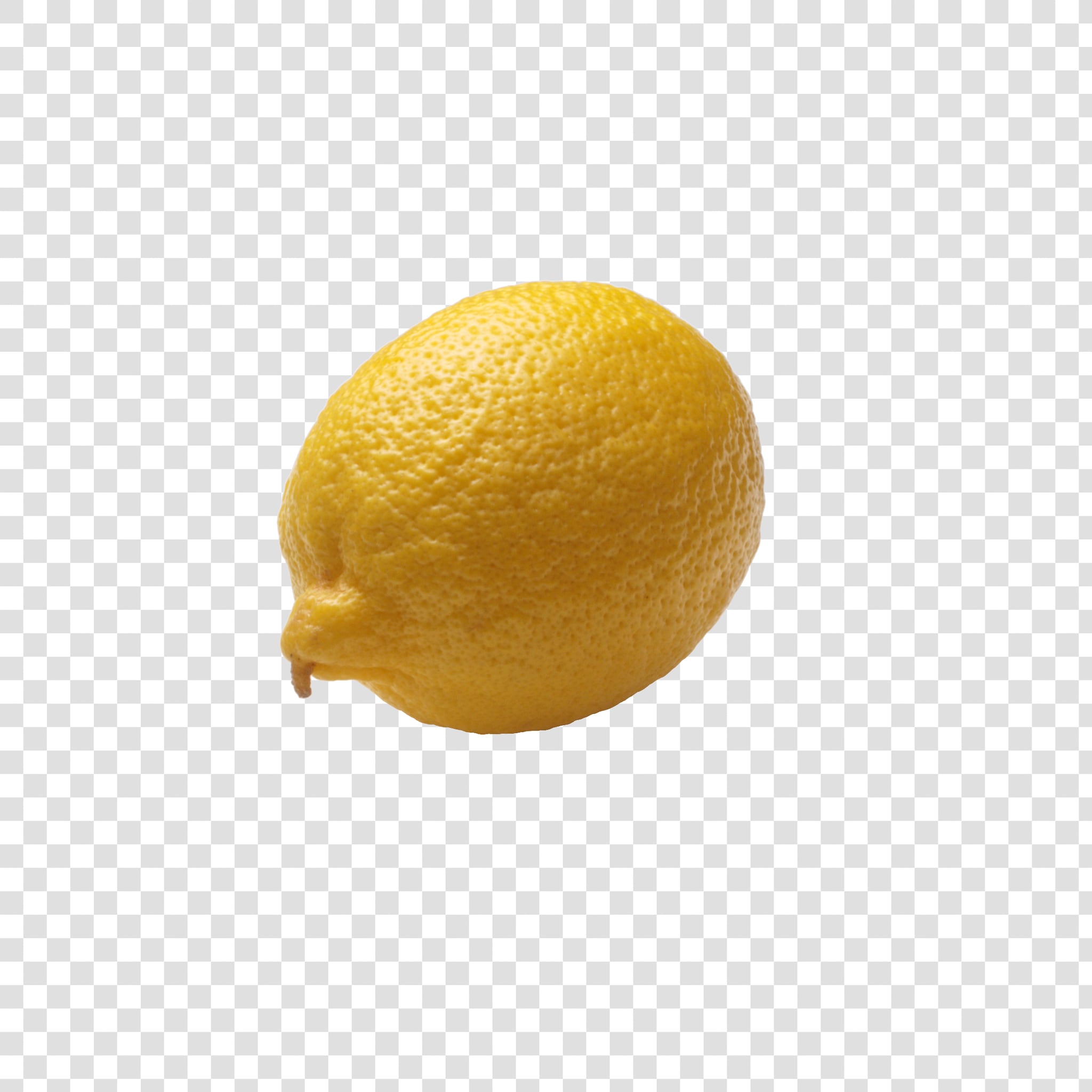 Lemon image asset with transparent background