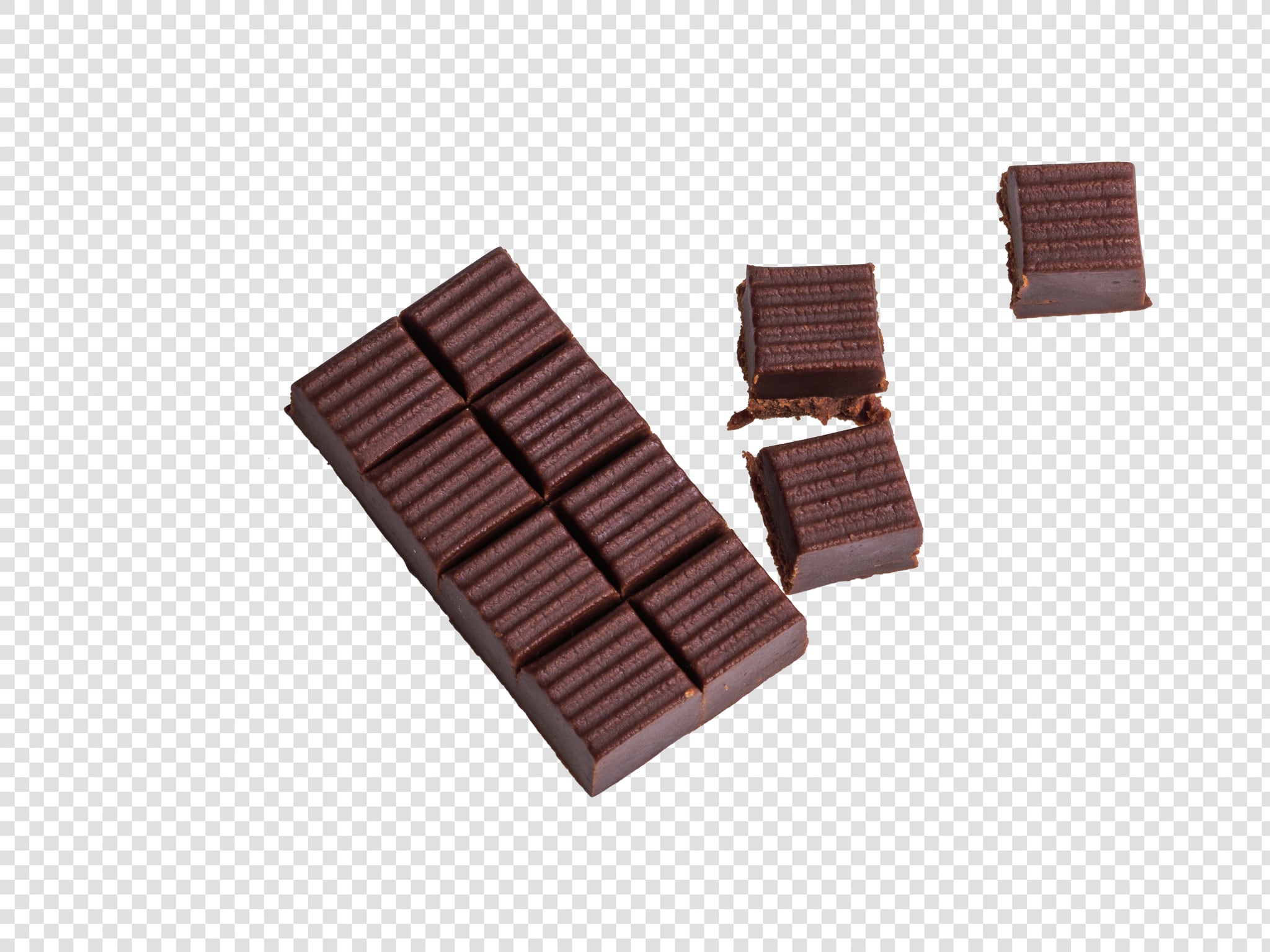Chocolate image asset with transparent background