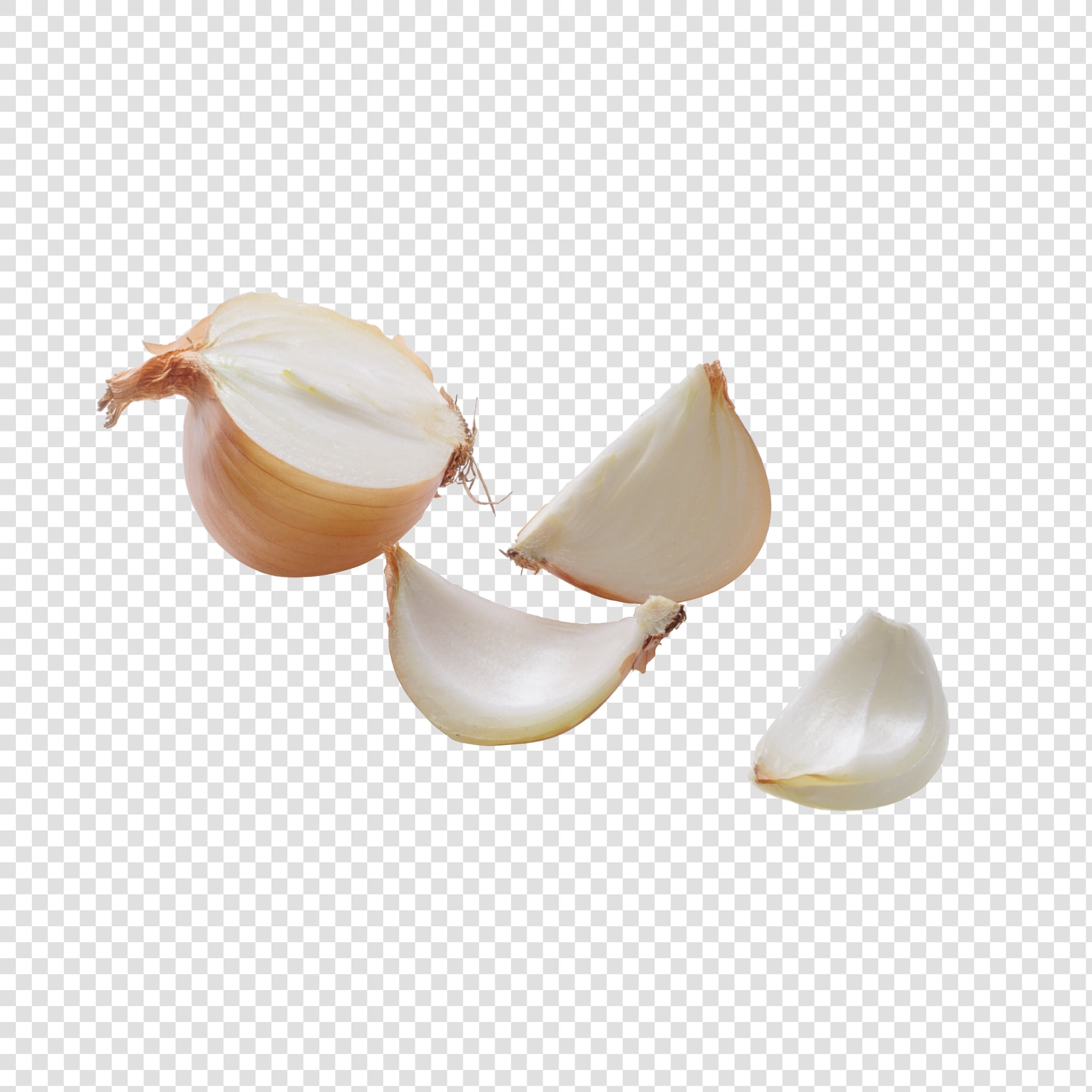 Onion image with transparent background