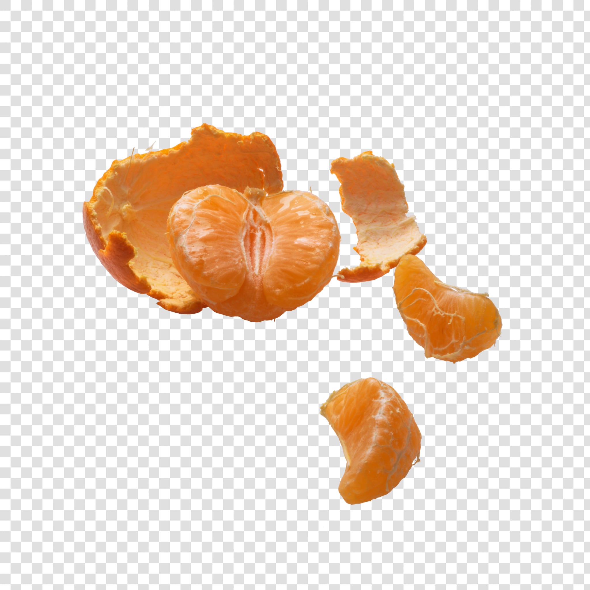 Orange PSD image with transparent background
