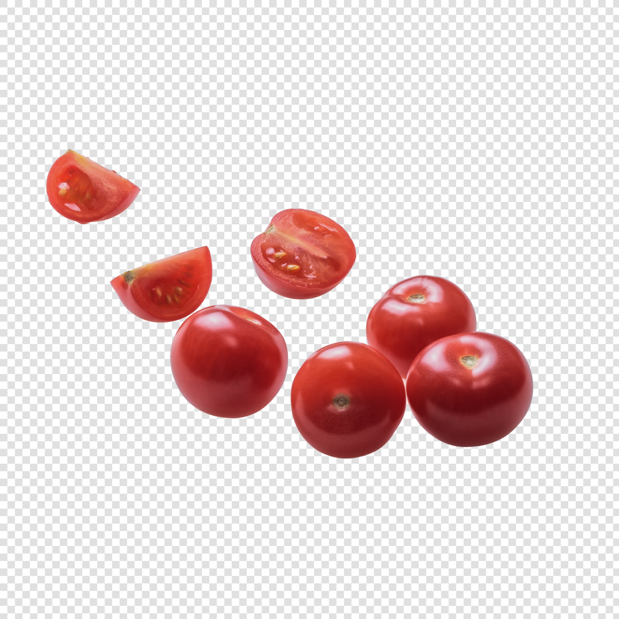 Tomato PSD isolated image