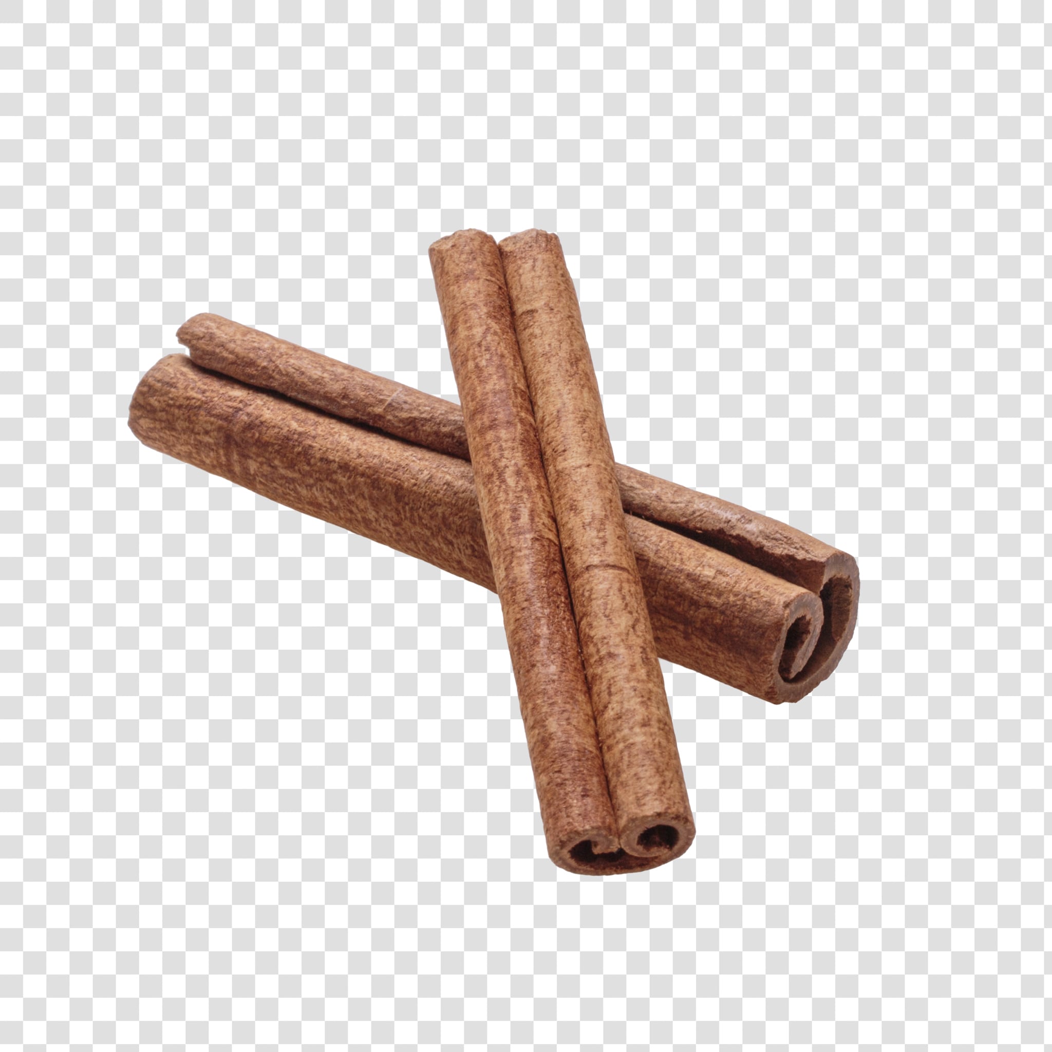Cinnamon PSD image with transparent background