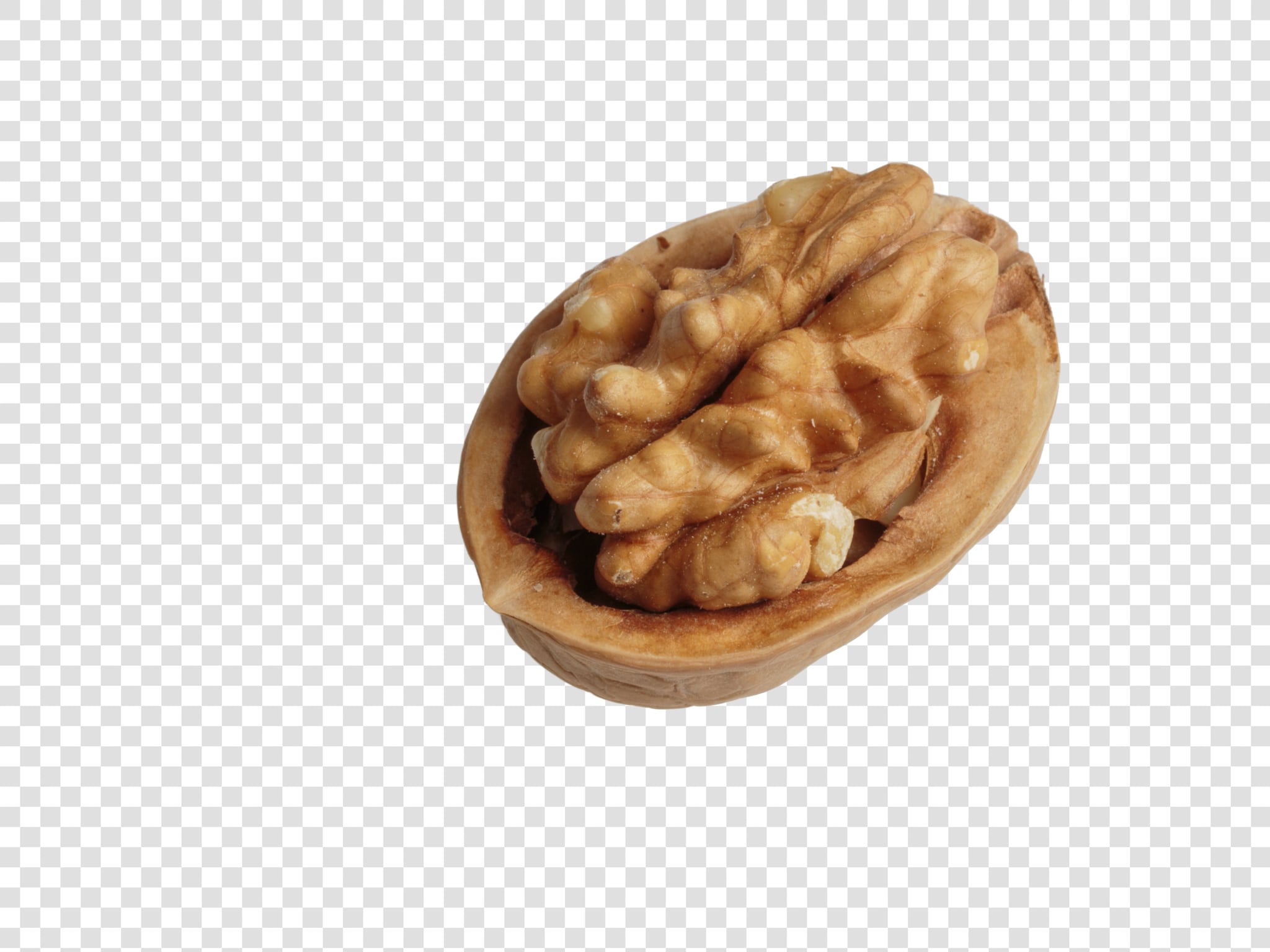 Walnut image asset with transparent background