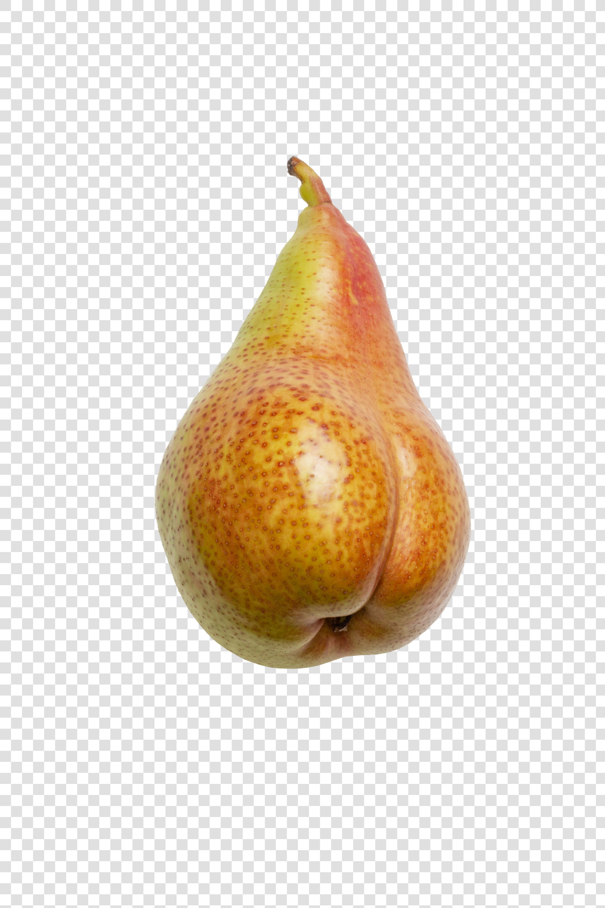 Clean Isolated PSD image of Pear on transparent background with separated shadow