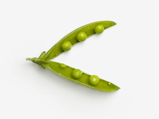Green Pea PSD image with transparent background