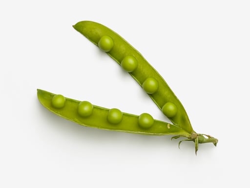 Green Pea PSD isolated image