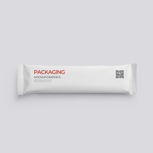 Chocolate package mockup