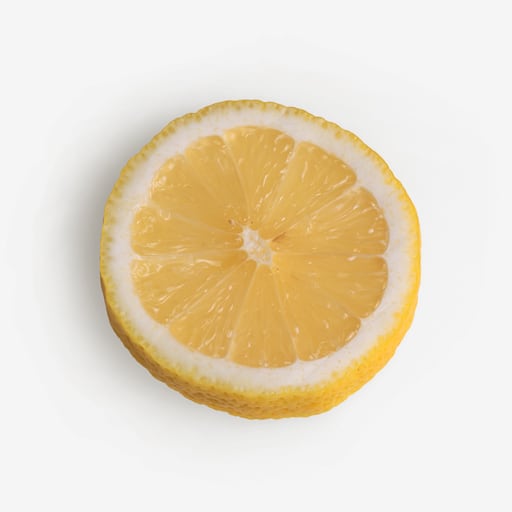 Lemon PSD image with transparent background